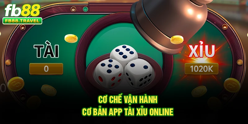 Cơ chế vận hành cơ bản app tài xỉu online 