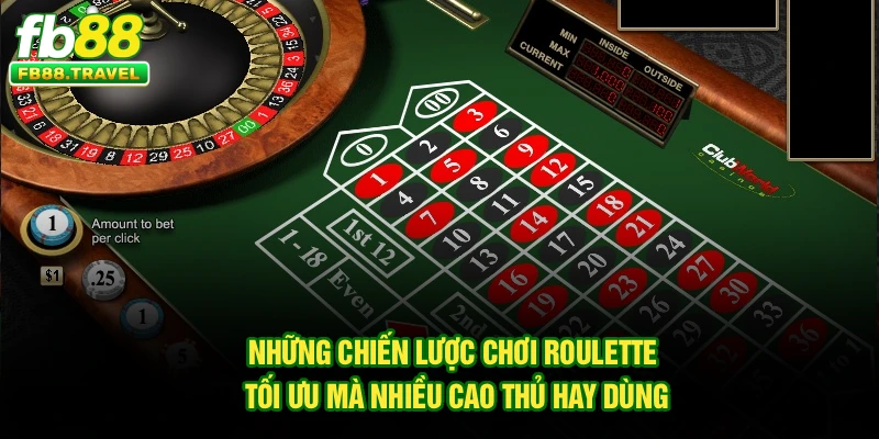 Những chiến lược chơi Roulette tối ưu mà nhiều cao thủ hay dùng